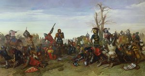 La battaglia di Trente nel 1350, 1857